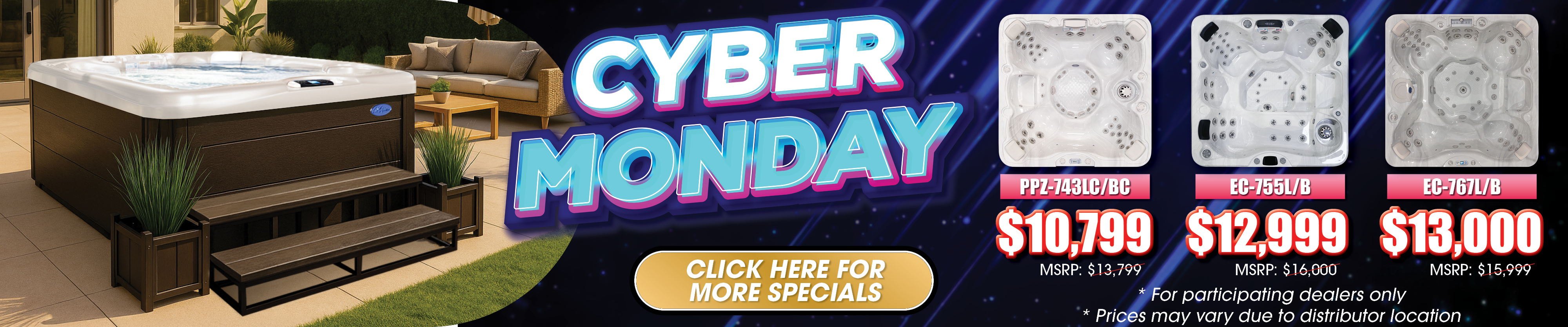 Calspas hot tub being used in a family setting - Everett