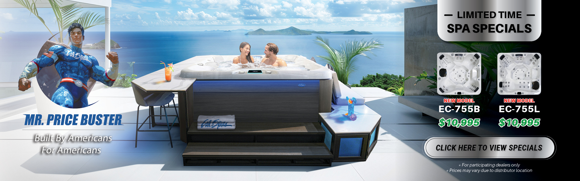 Calspas hot tub being used in a family setting - Everett